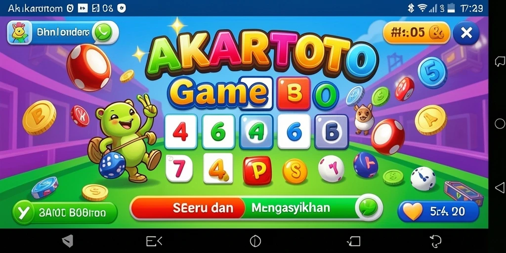 Tampilan seru gameplay Bingo di AKARTOTO yang mengasyikkan.