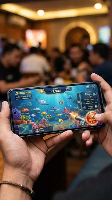 Screenshot antarmuka pengguna dari aplikasi jeger88.